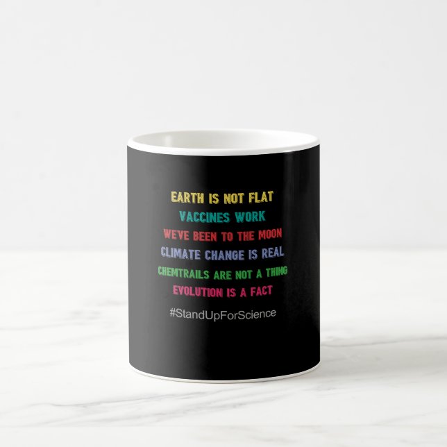 Stand Up For Science Coffee Mug (Center)