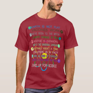 Stand Up For Science  Cool Pro Science Graphic T-Shirt