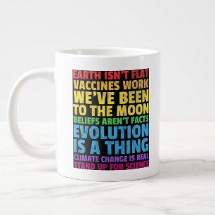 'Stand Up For Science' Large Coffee Mug
