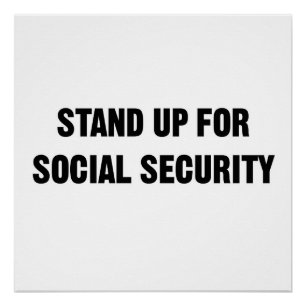 Stand Up for Social Security Poster