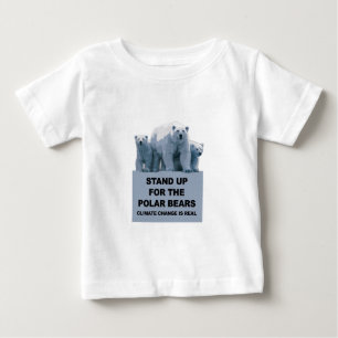 Stand Up for the Polar Bears Baby T-Shirt