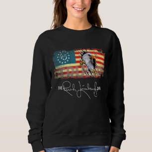 Stand Up For Usa Betsy Ross I Am A U S Veteran Sweatshirt