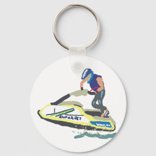 Stand Up Jet Ski SuperJet Key Ring