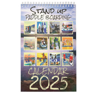 Stand Up Paddle Board Calendar 2025