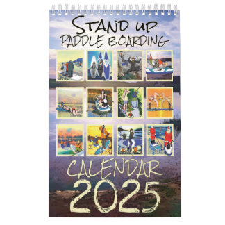 Stand Up Paddle Board Calendar 2025