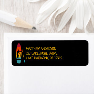 Stand Up Paddle Board SUP Return Address Return Address Label