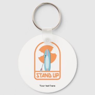 Stand up paddle boarding key ring