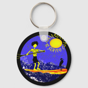 Stand Up Paddle Design Key Ring