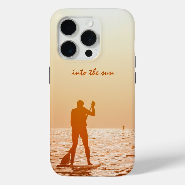 Stand Up Paddle in the Calm Open Sea Case-Mate iPhone Case (Back)