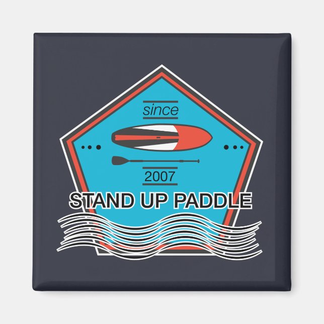 Stand Up Paddle Poster Magnet (Front)