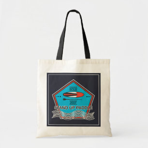 Stand Up Paddle Poster Tote Bag