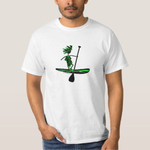Stand Up Paddle Silhouette Design T-Shirt