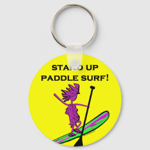 Stand Up Paddle Surf! Key Ring