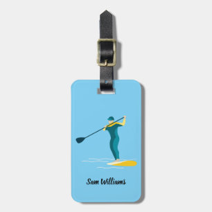 Stand-up Paddleboarding Luggage Tag