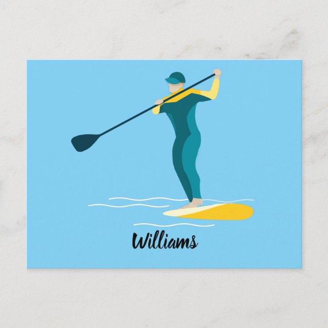 Stand Up Paddleboarding Postcard (Front)