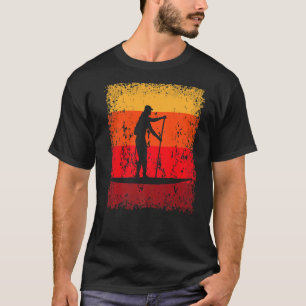 Stand Up Paddling Board Sup Paddles Vintage Retro T-Shirt
