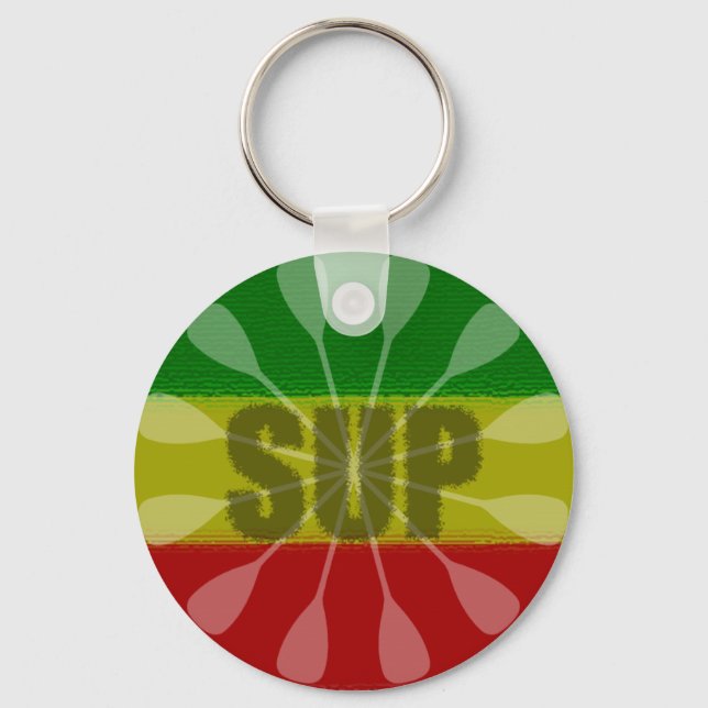 Stand Up Paddling, Paddle Twirl Key Ring (Front)