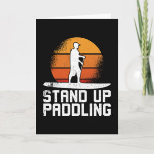 Stand-Up-Paddling Paddleboarder Card