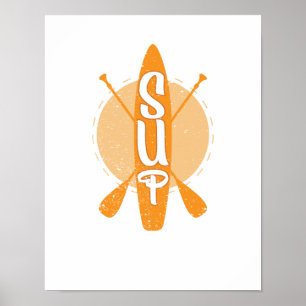 Stand up Paddling SUP Board Poster
