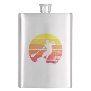 Stand Up Paddling Surfer Hip Flask