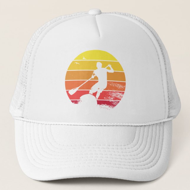 Stand Up Paddling Surfer Trucker Hat (Front)