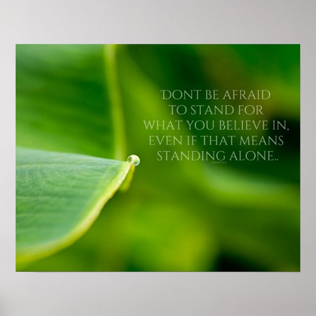 Stand Up Poster (Front)