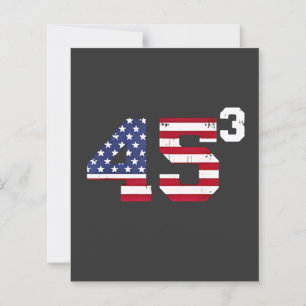 Stand With 45 Pro Trump USA Flag 4th of July 