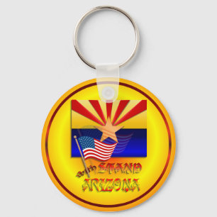Stand With Arizona Keychain