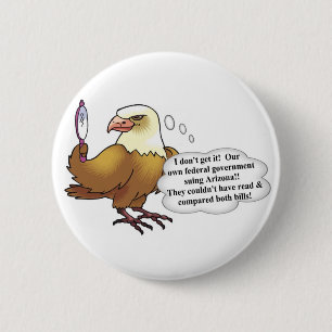 Stand With Arizona - Support SB 1070 6 Cm Round Badge
