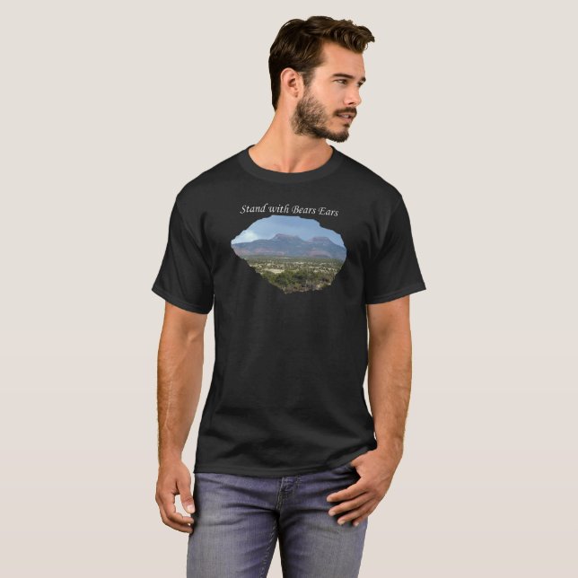 Stand with Bears Ears. T-Shirt (Front Full)