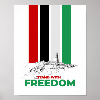 Stand With Freedom Poster