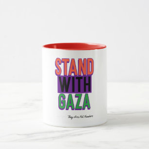 Stand With Gaza They Are Not Numbers Gaza Genocide Mug