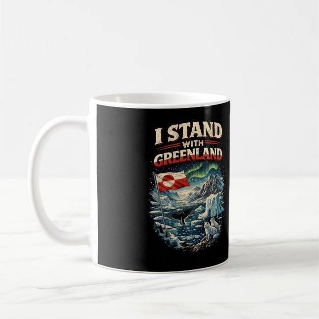 Stand with Greenland Coffee Mug (Left)
