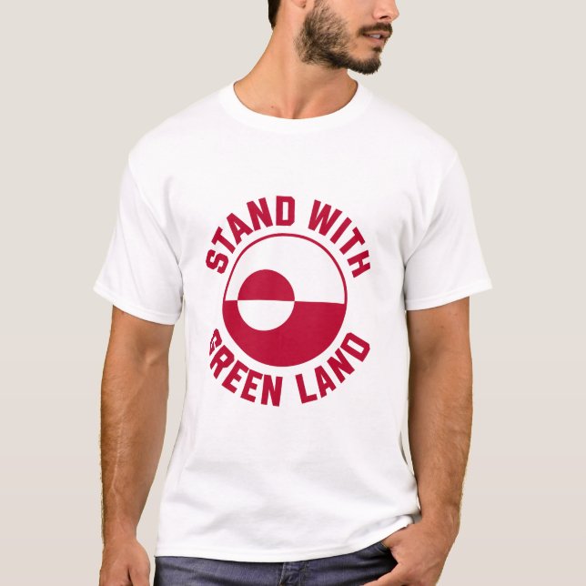 Stand With Greenland  T-Shirt (Front)