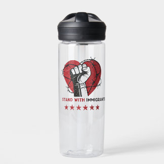 STAND WITH IMMIGRANTS WATER BOTTLE