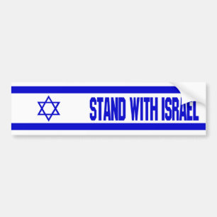 Stand With Israel Bumper Sticker