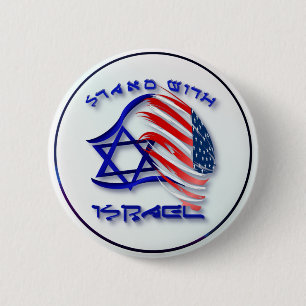 Stand With Israel - lettered Buttons