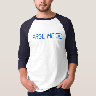Stand with Israel or page me t-shirt