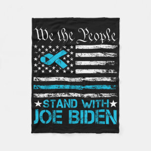 Stand With Joe Biden Hope We The People Pray For J Fleece Blanket