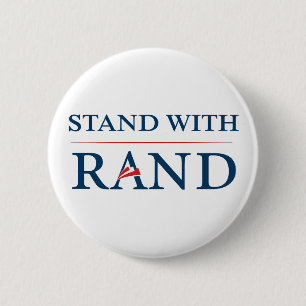 Stand With Rand 6 Cm Round Badge