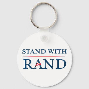 Stand With Rand Key Ring