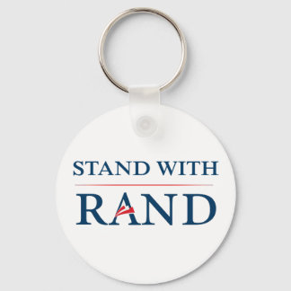 Stand With Rand Key Ring