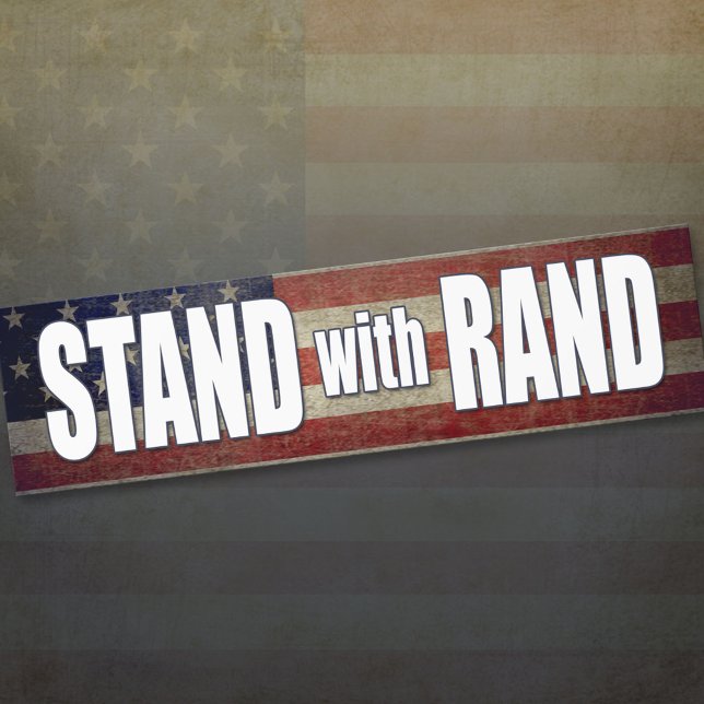 Stand with Rand Paul Bumper Sticker (Creator Uploaded)
