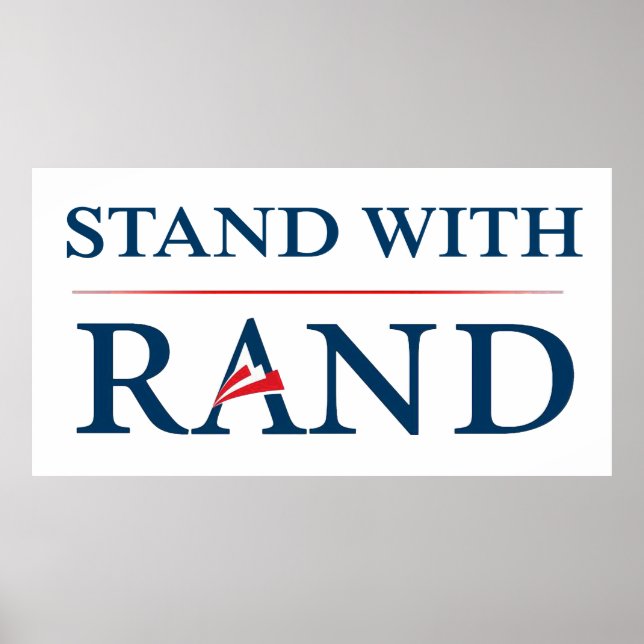 Stand With Rand Poster (Front)