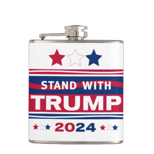 Stand with Trump~2024~MAGA Hip Flask