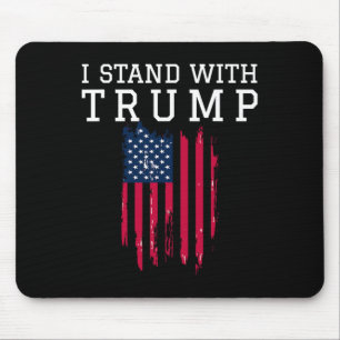 Stand With Trump Pro Trump Supporter Mouse Pad