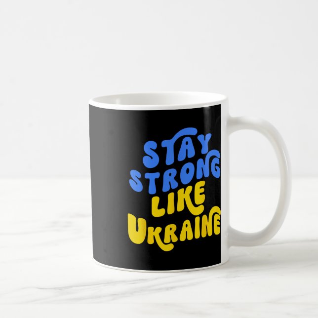 Stand With Ukraine1  Coffee Mug (Right)