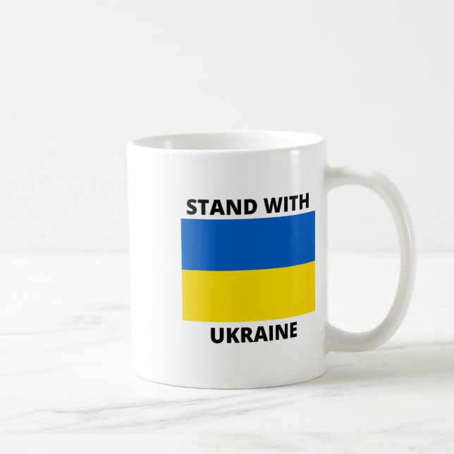 Stand With Ukraine 1  Coffee Mug (Right)