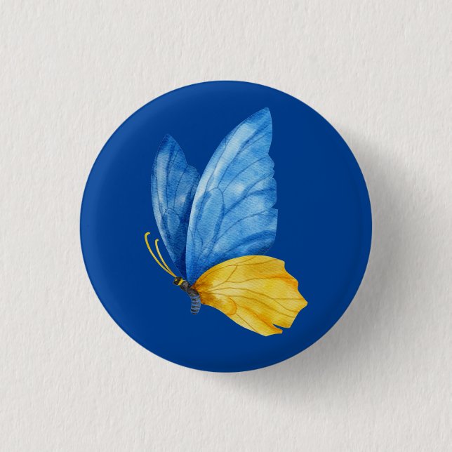 Stand With Ukraine Button (Front)