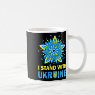 Stand With Ukraine Flag Anti-putin No To War Ukrai Coffee Mug